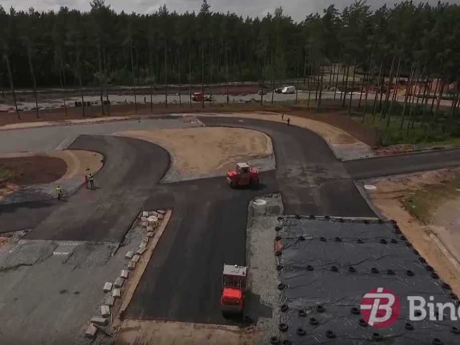 Biķerniekos top rallijkrosa trase. Aerovideo I VIDEO