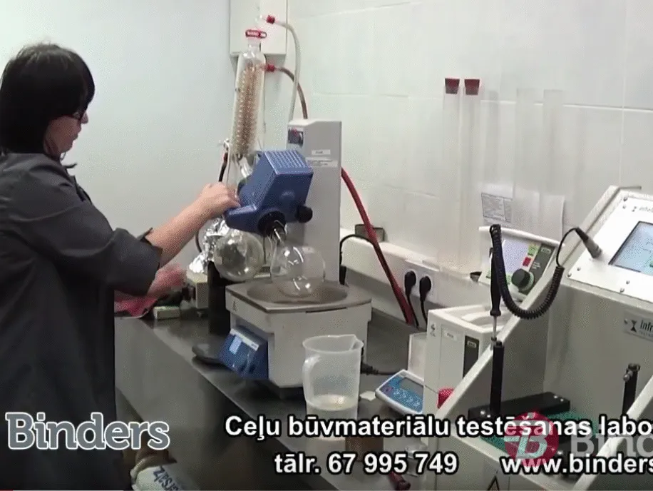 “Binders” Ceļu būvmateriālu testēšanas laboratorija. VIDEO