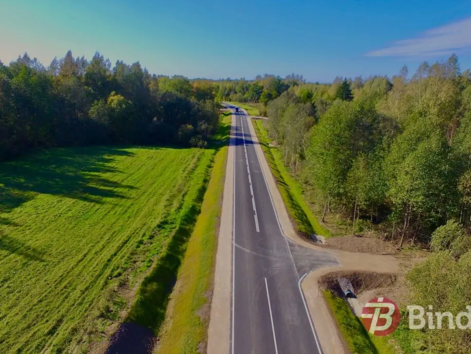 Pabeigta a/c P62 Preiļi-Krāslava-Madona posma segas pārbūve. VIDEO