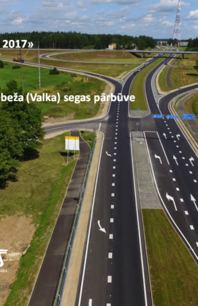 A/c A3 Inčukalns-Valmiera-Igaunijas robeža (Valka) posma segas pārbūve – skates “Gada labākā būve Latvijā 2017” laureāte