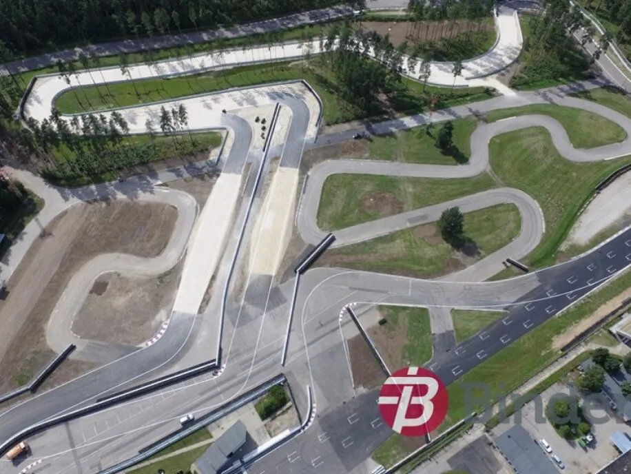 Rallijkrosa trases posma būvniecība Biķernieku kompleksajā sporta bāzē