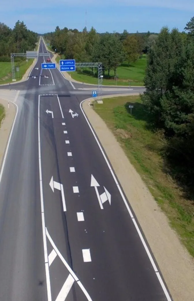 Noslēgusies Klaipēdas šosejas asfalta segas rekonstrukcija no Nīcas līdz Rucavai
