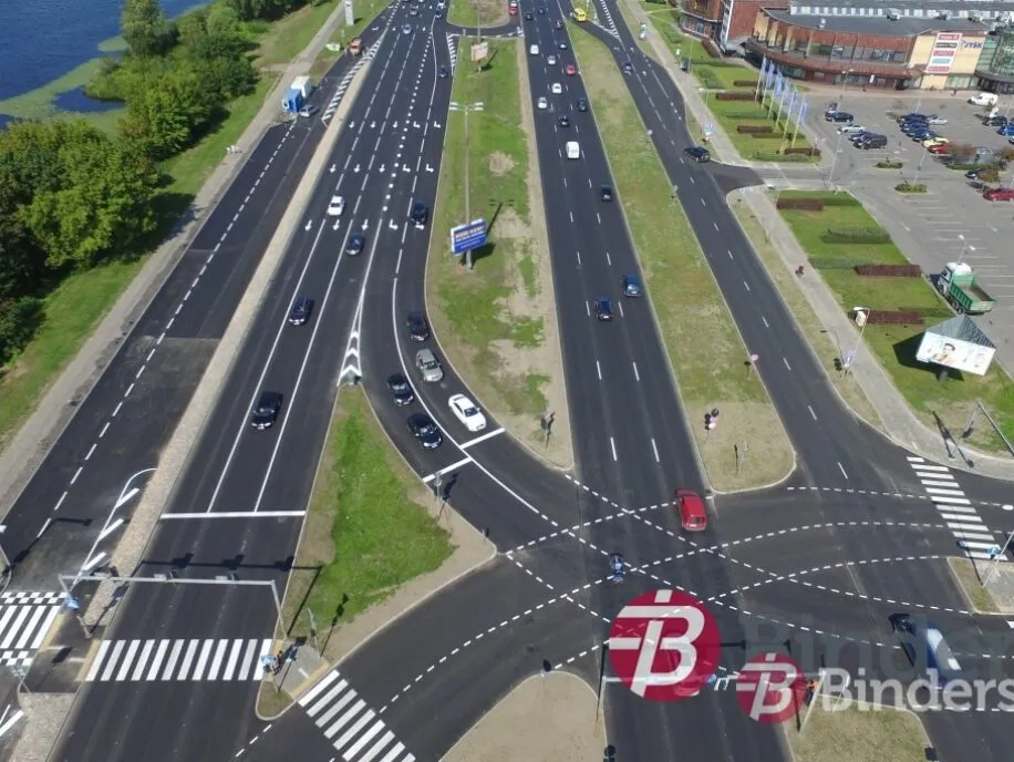 Krasta ielas brauktuve pēc seguma maiņas. 07.2019.
