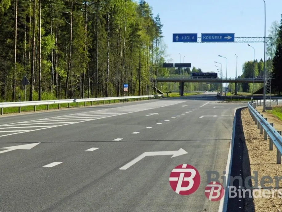 A/c E22 posms Tīnūži-Koknese. 2014.gada pavasara foto