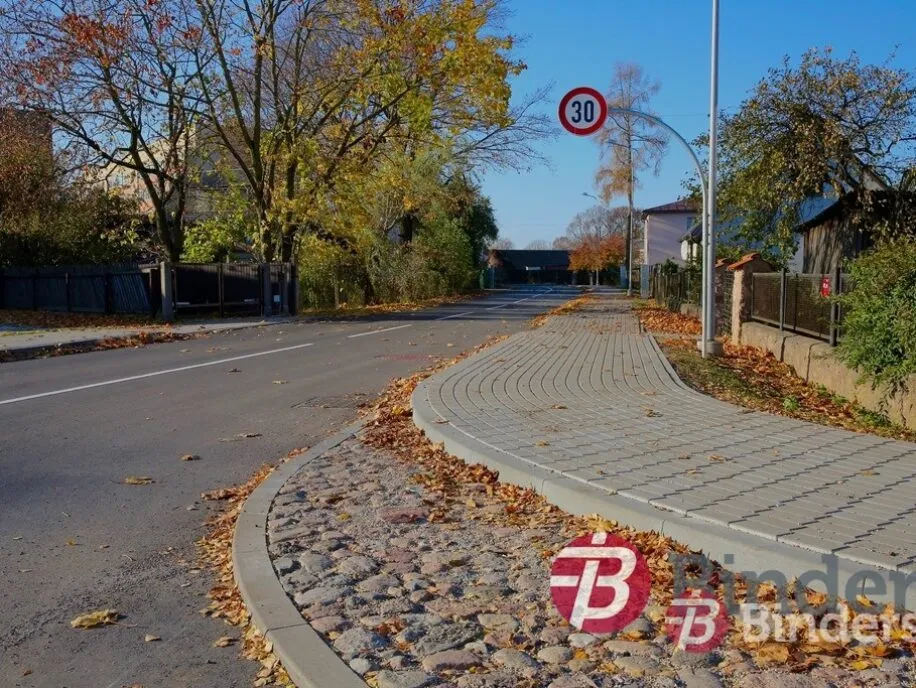 Skolas un Dzirnavu ielas posmi pēc pārbūves Iecavā – 10. 2017.