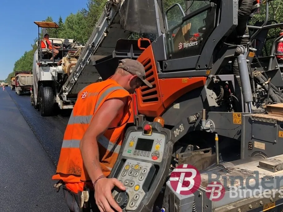 Autoceļa A1 seguma atjaunošanas process – 06. 2018.