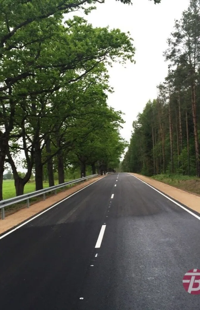 Noslēgušies ceļa remontdarbi 12 km garā posmā uz  autoceļa  P 22 Valka-Rūjiena