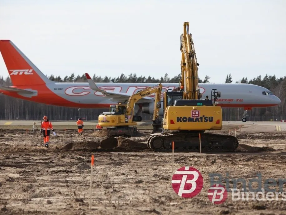 Infrastruktūras būvniecība lidostā “Rīga”. Darbu sākums – 03.2019.