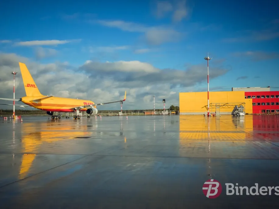 Construction of the new cargo handling apron at Riga Airport