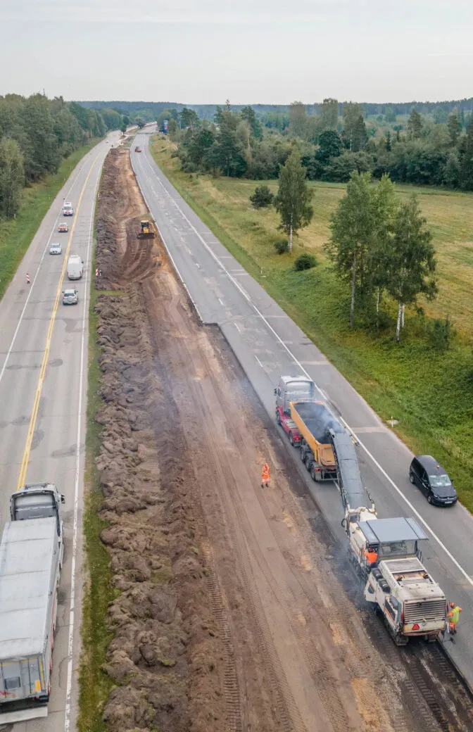 Uzsākta Vidzemes šosejas (A2) pārbūve no “Sēnītes” līdz Siguldai