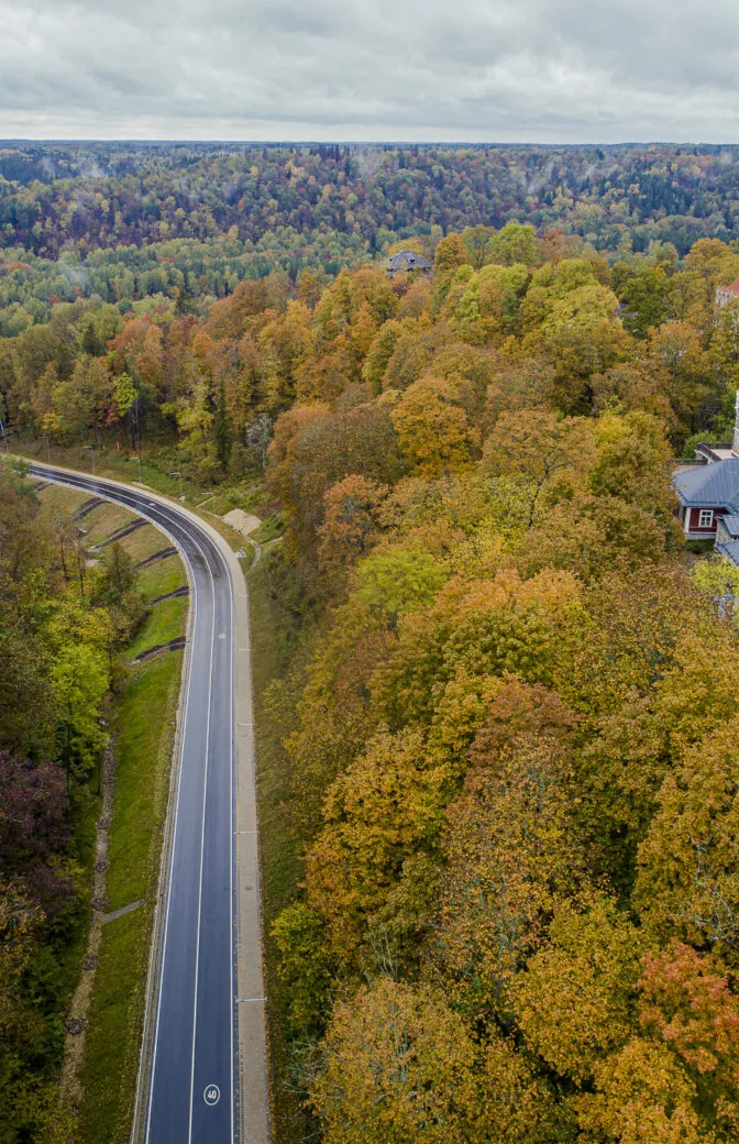Noslēgusies autoceļa P8 posma pārbūve no Turaidas līdz Siguldai
