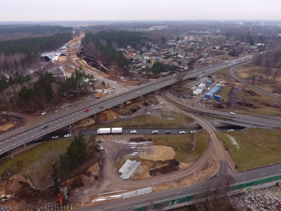 Dienvidu tilta ceturtās kārtas būvdarbu process, FOTO. 02 2025
