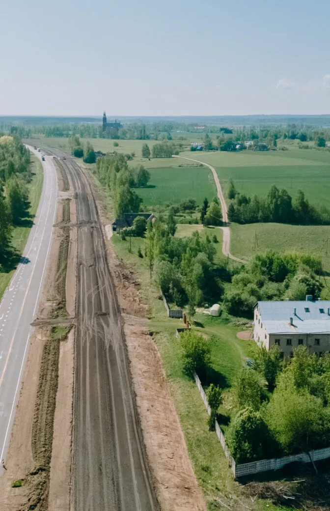 Procesā – Daugavpils šosejas posma pārbūve