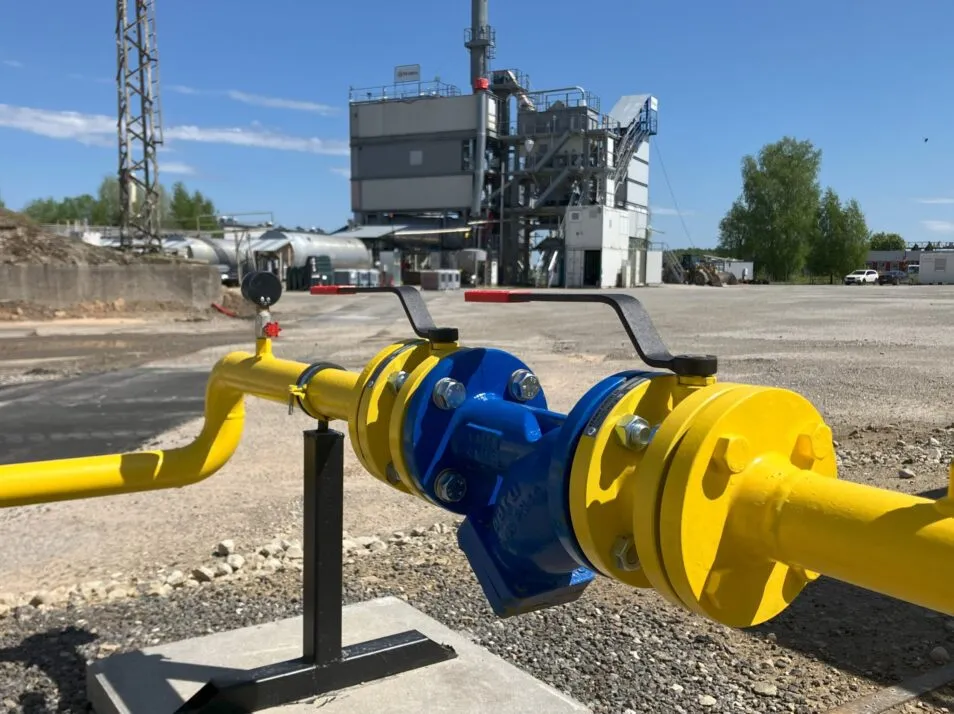 Iecavas ABR ierīkots gāzes pievads