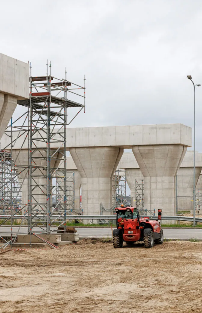 “Rail Baltica” Rīgas lidostas infrastruktūras būvniecības progress