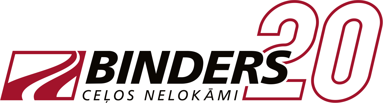Binders 20 gadu logo