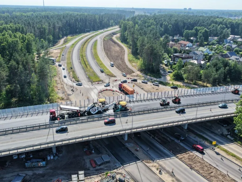 Ziepniekkalna pārvada asfaltēšana, FOTO. 06 2026